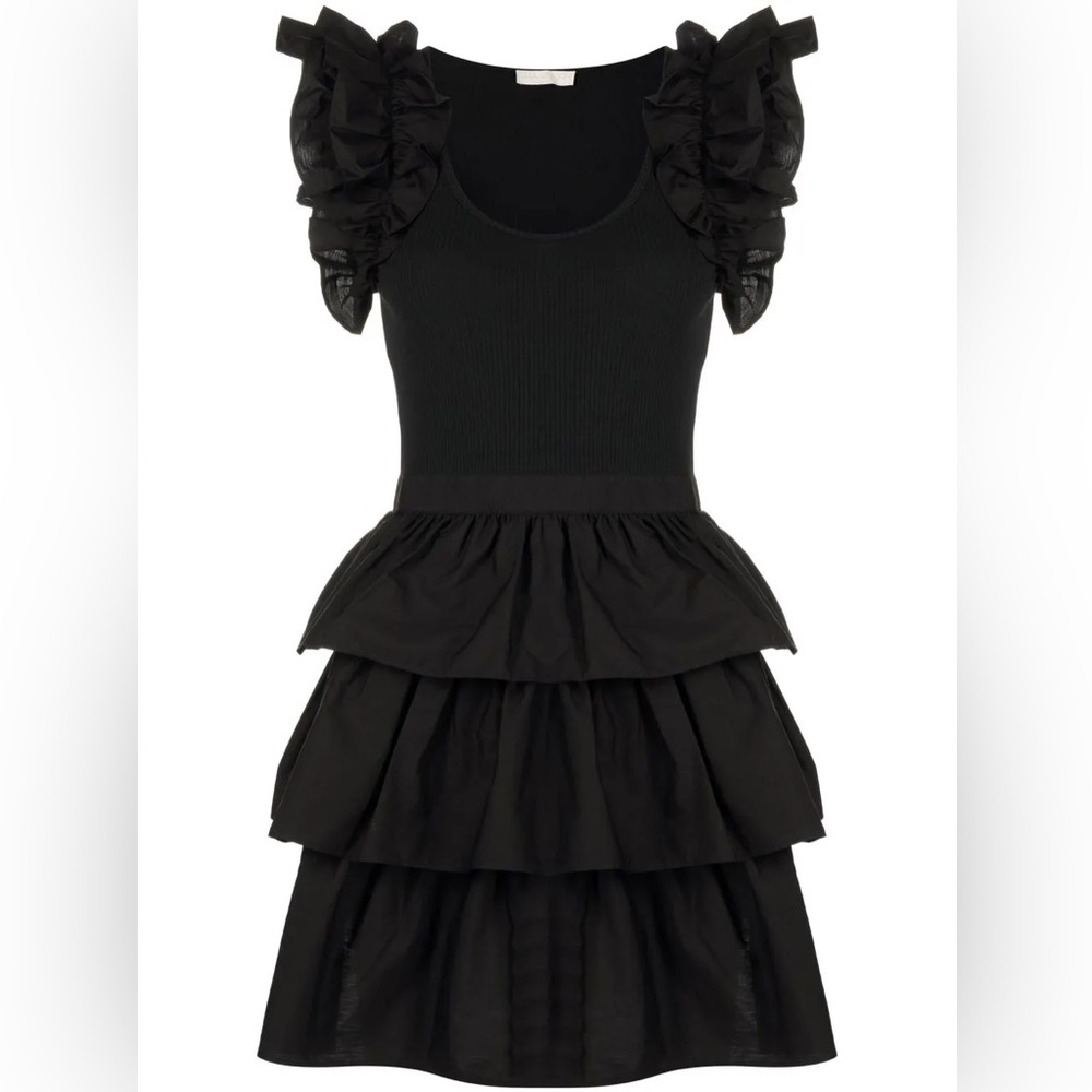 NWT Ulla Johnson Hanna Dress in Noir, Size 6 - Picture 2 of 13